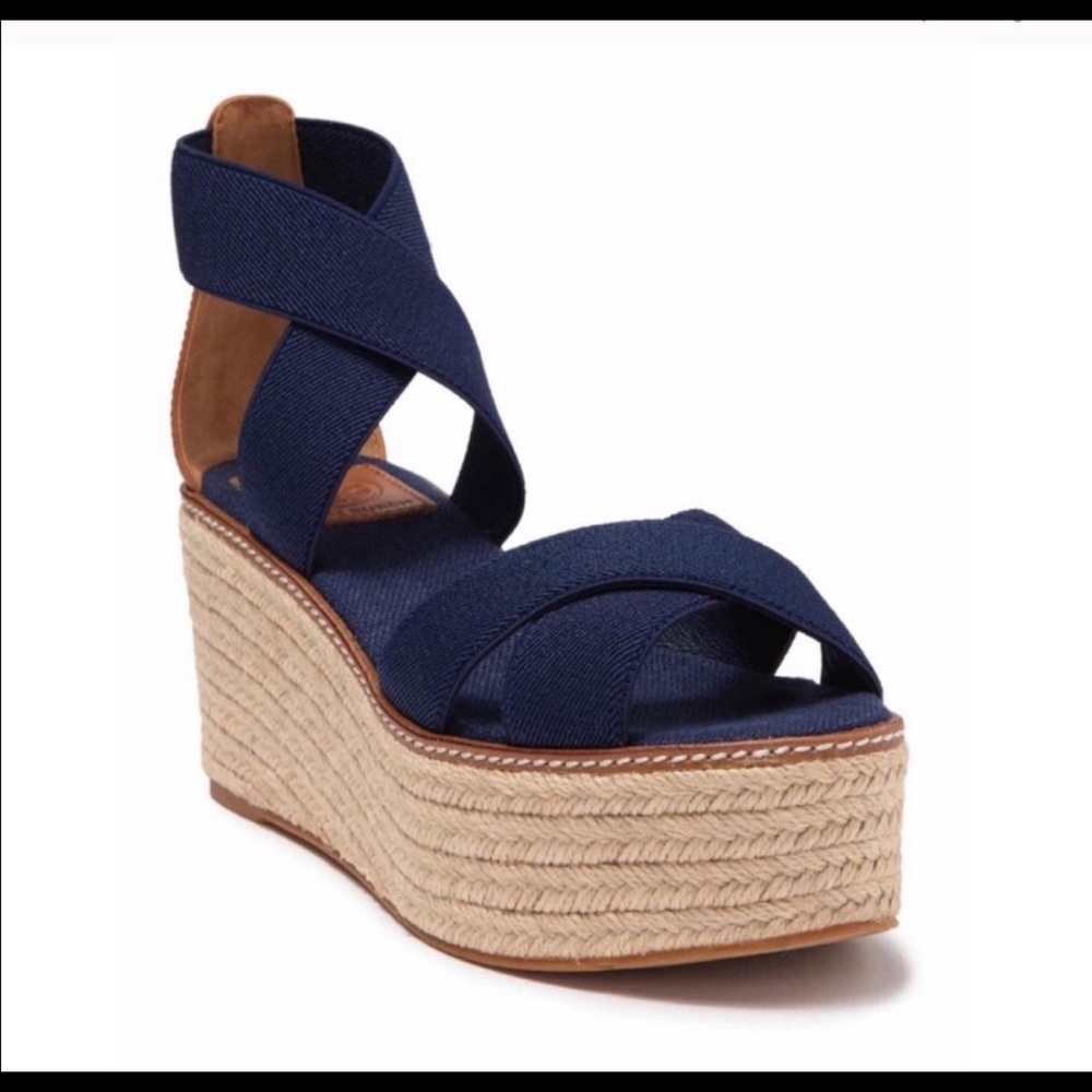 Tory Burch Frieda Espadrille Platform Sandals